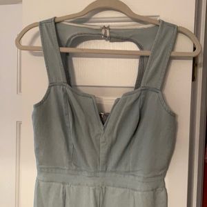 Altered state denim jumpsuit size extra small